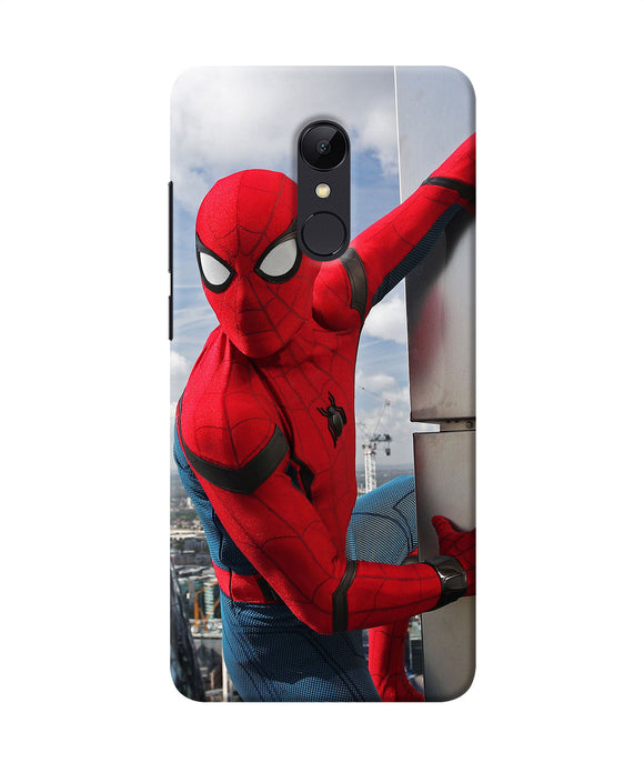 Spiderman On The Wall Redmi 5 Back Cover