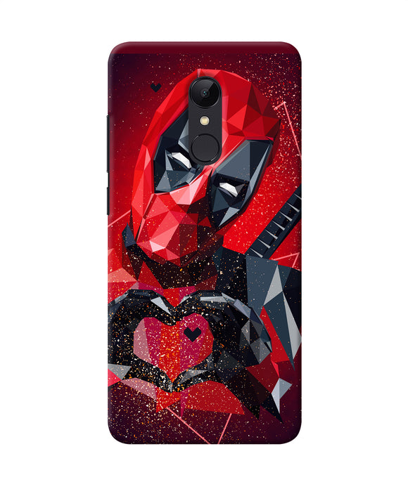 Deadpool Love Redmi 5 Back Cover