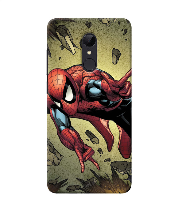 Spiderman On Sky Redmi 5 Back Cover
