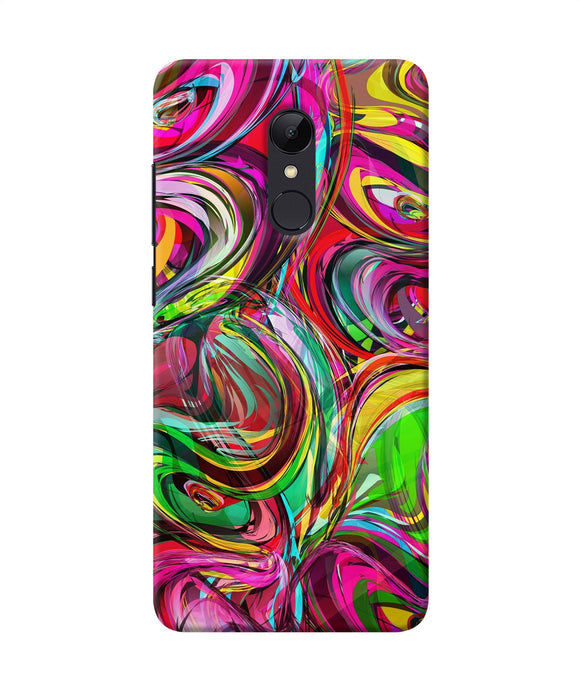 Abstract Colorful Ink Redmi 5 Back Cover