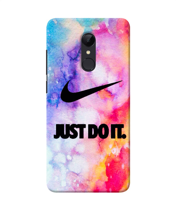 Just Do It Colors Redmi 5 Back Cover