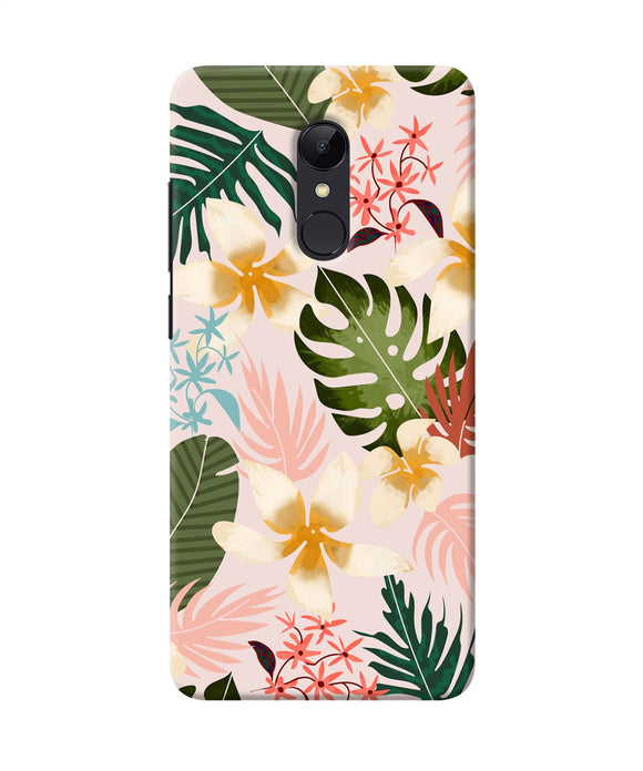 Leaf Print Redmi 5 Back Cover