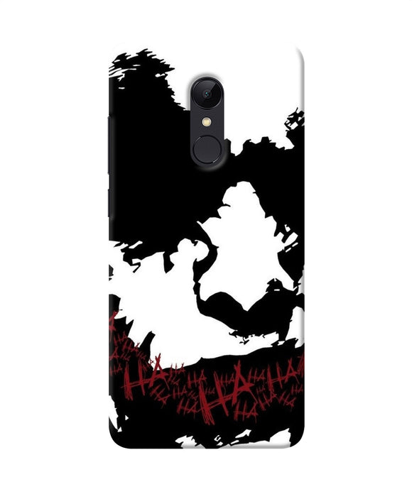 Black And White Joker Rugh Sketch Redmi 5 Back Cover