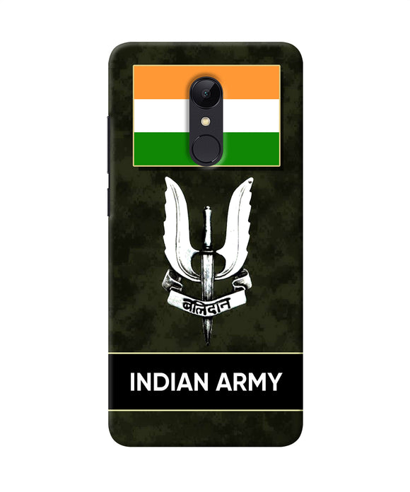 Indian Flag Balidan Logo Redmi 5 Back Cover