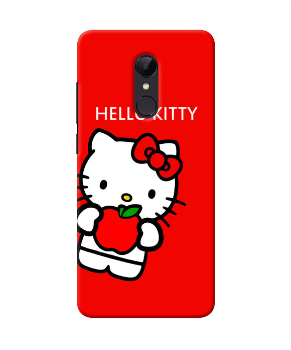 Hello Kitty Red Redmi 5 Back Cover