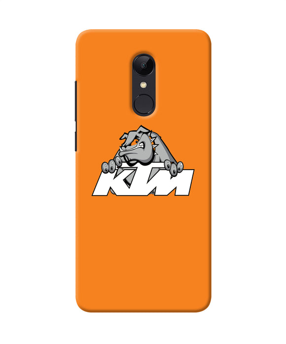 Ktm Dog Logo Redmi 5 Back Cover