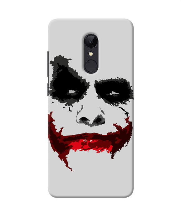 Joker Dark Knight Red Smile Redmi 5 Back Cover