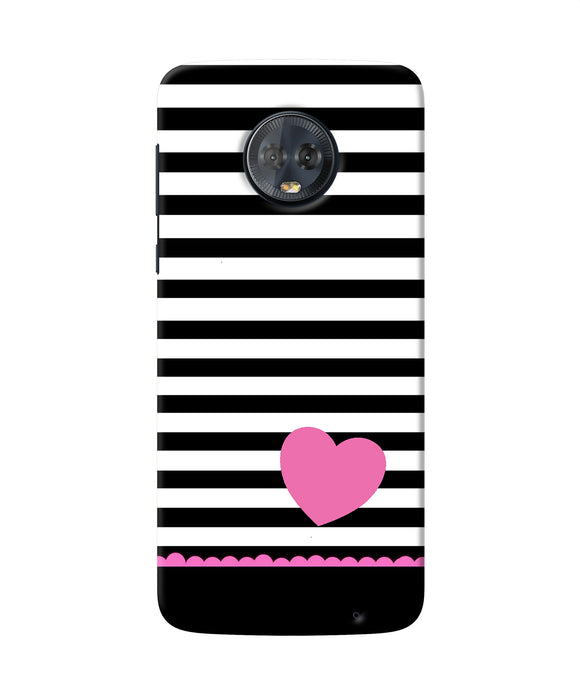 Abstract Heart Moto G6 Back Cover