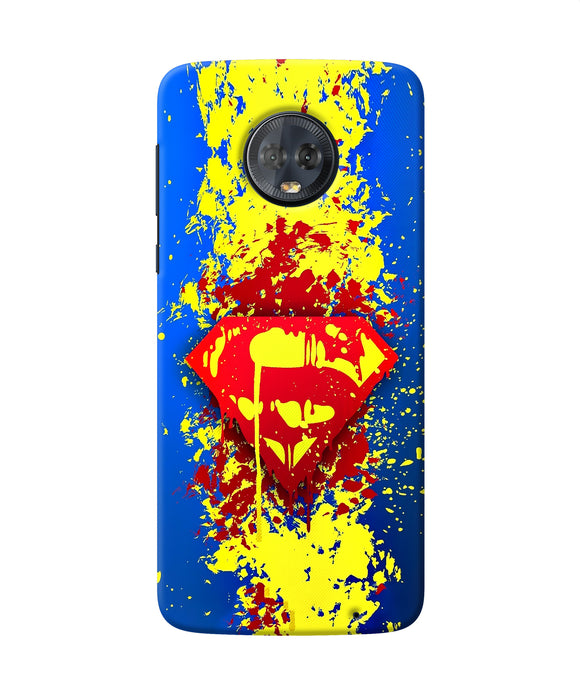 Superman Logo Moto G6 Back Cover
