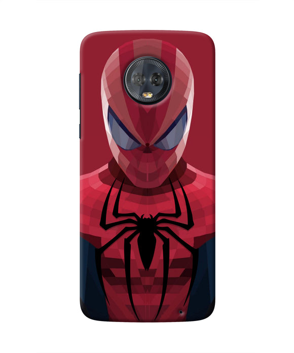 Spiderman Art Moto G6 Real 4D Back Cover