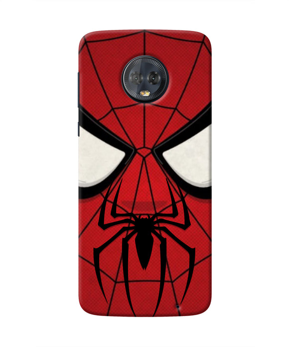 Spiderman Face Moto G6 Real 4D Back Cover