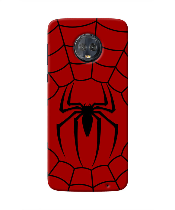 Spiderman Web Moto G6 Real 4D Back Cover