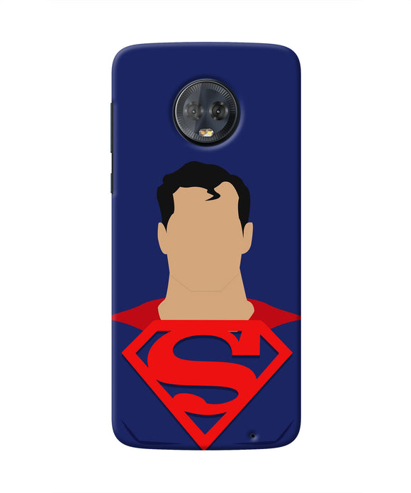 Superman Cape Moto G6 Real 4D Back Cover