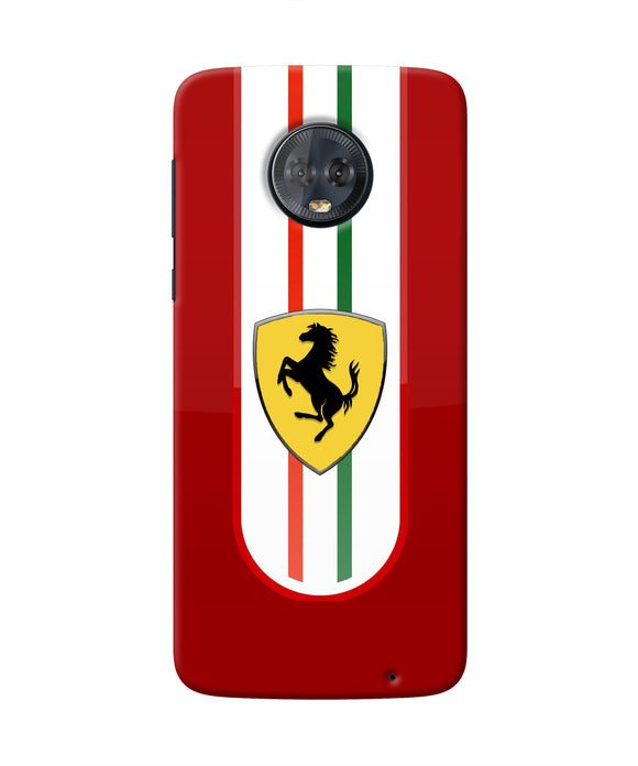 Ferrari Art Moto G6 Real 4D Back Cover