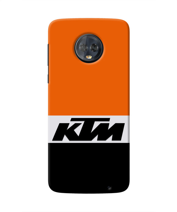 KTM Colorblock Moto G6 Real 4D Back Cover