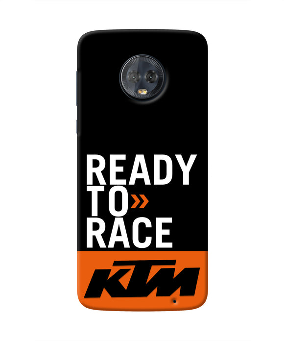 KTM Ready To Race Moto G6 Real 4D Back Cover