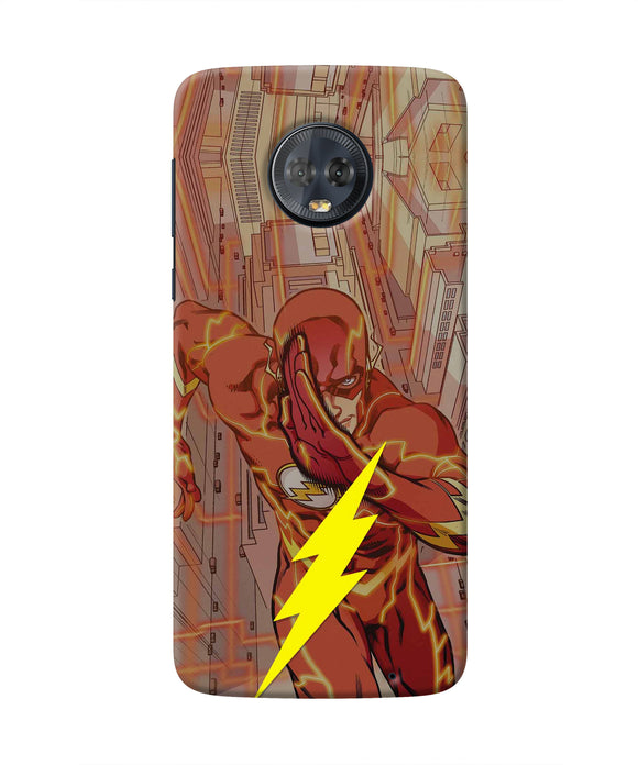 Flash Running Moto G6 Real 4D Back Cover