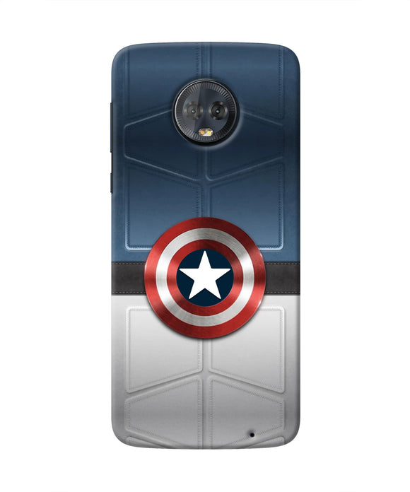 Captain America Suit Moto G6 Real 4D Back Cover