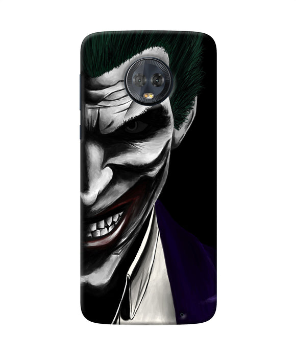 The Joker Black Moto G6 Back Cover
