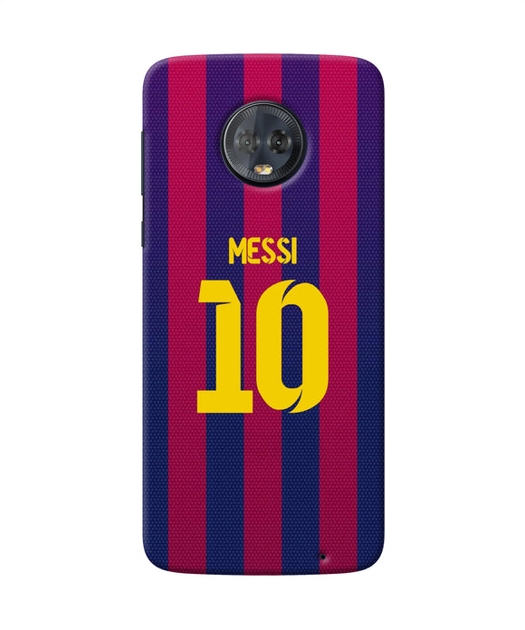 Messi 10 Tshirt Moto G6 Back Cover