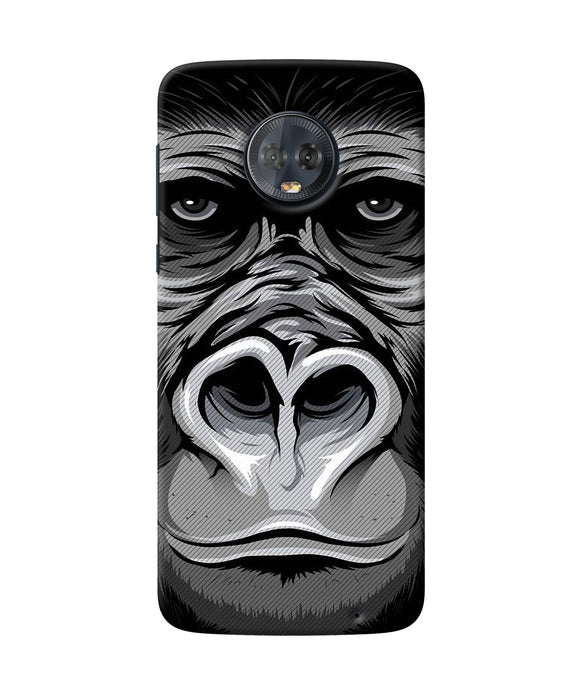 Black Chimpanzee Moto G6 Back Cover