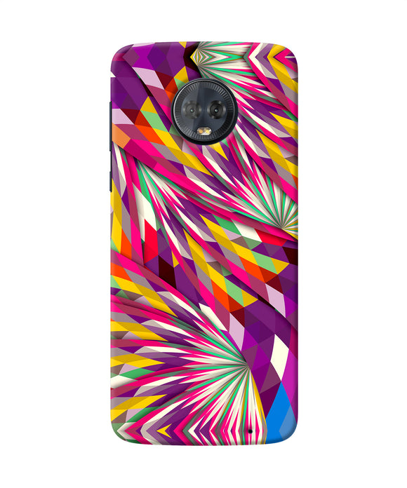 Abstract Colorful Print Moto G6 Back Cover