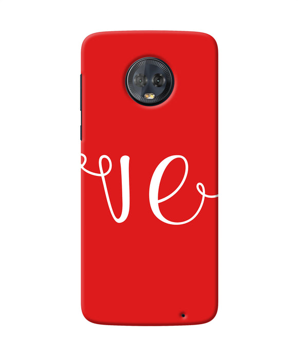 Love Two Moto G6 Back Cover