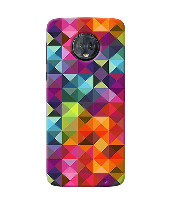 Abstract Triangle Pattern Moto G6 Back Cover