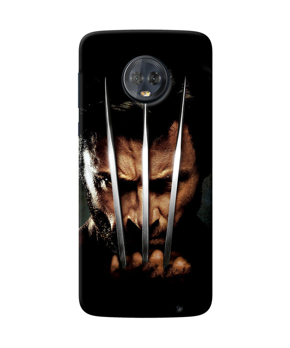Wolverine Poster Moto G6 Back Cover