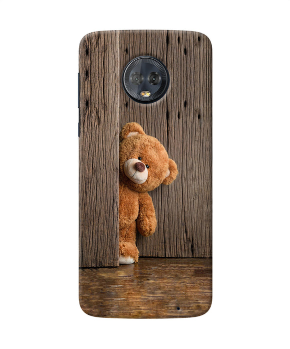 Teddy Wooden Moto G6 Back Cover