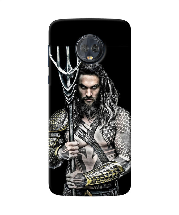 Aquaman Trident Black Moto G6 Back Cover