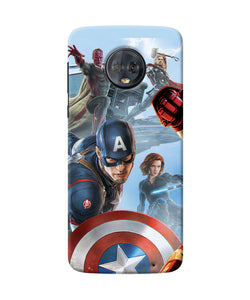 Avengers On The Sky Moto G6 Back Cover