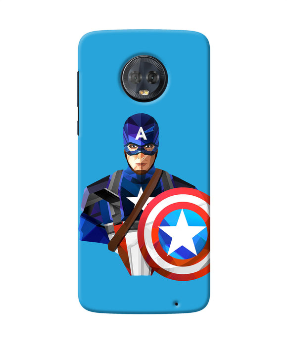 Captain America Character Moto G6 Back Cover