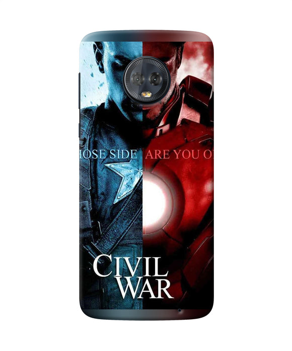 Civil War Moto G6 Back Cover