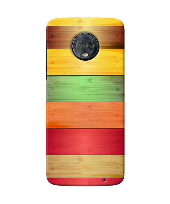 Wooden Colors Moto G6 Back Cover