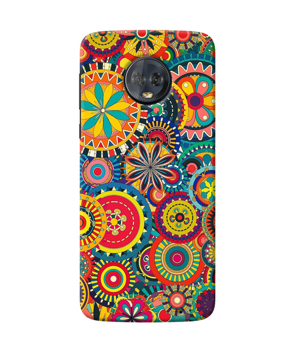 Colorful Circle Pattern Moto G6 Back Cover