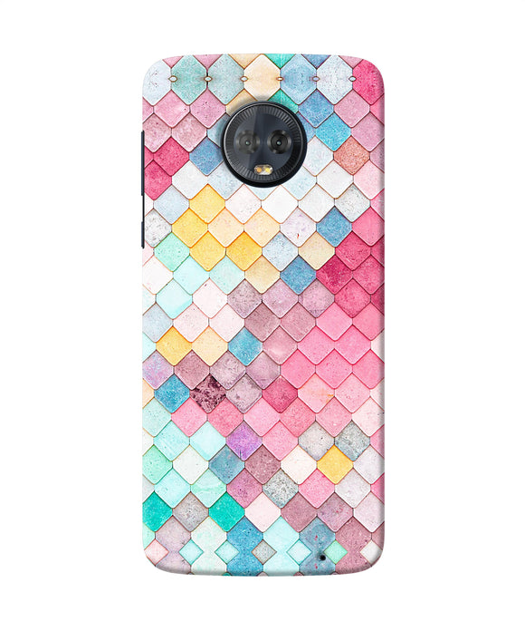 Colorful Fish Skin Moto G6 Back Cover