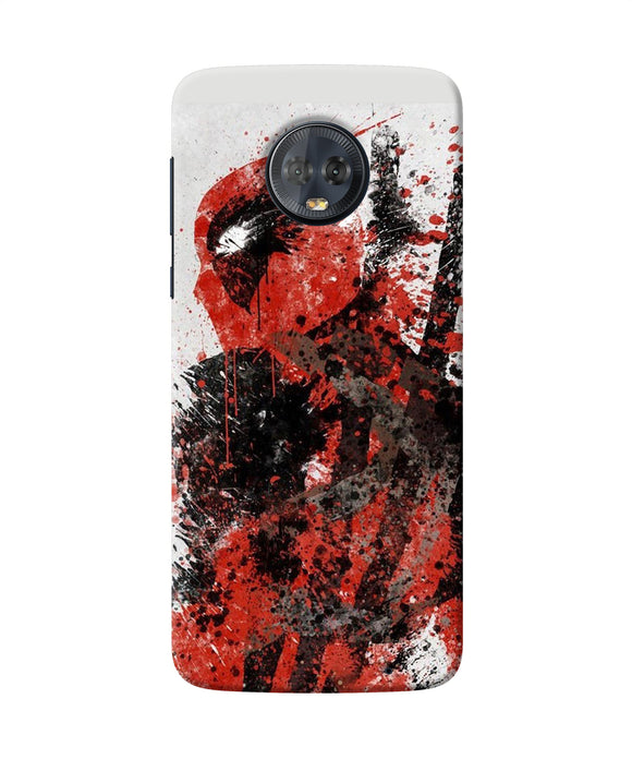 Deadpool Rugh Sketch Moto G6 Back Cover