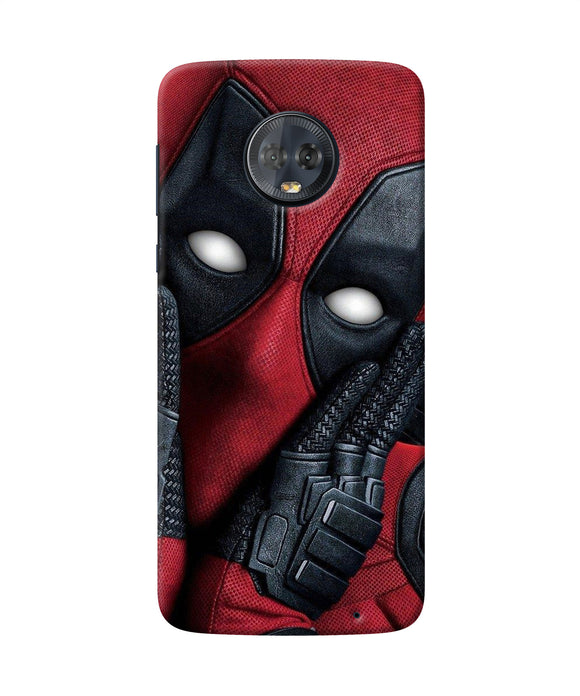 Thinking Deadpool Moto G6 Back Cover