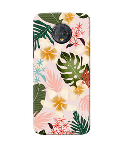 Leaf Print Moto G6 Back Cover