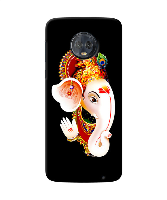 Lord Ganesh Face Moto G6 Back Cover