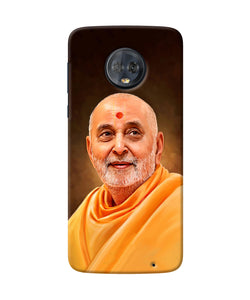 Pramukh Swami Painting Moto G6 Back Cover