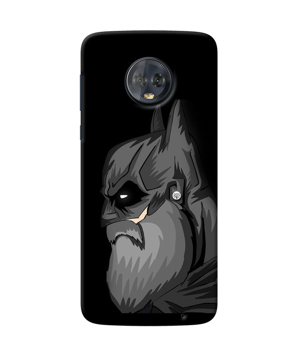 Batman With Beard Moto G6 Back Cover