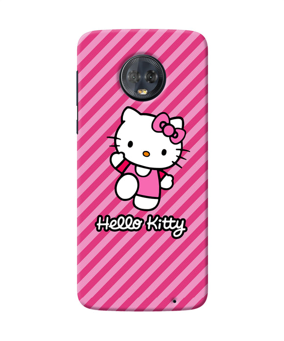 Hello Kitty Pink Moto G6 Back Cover