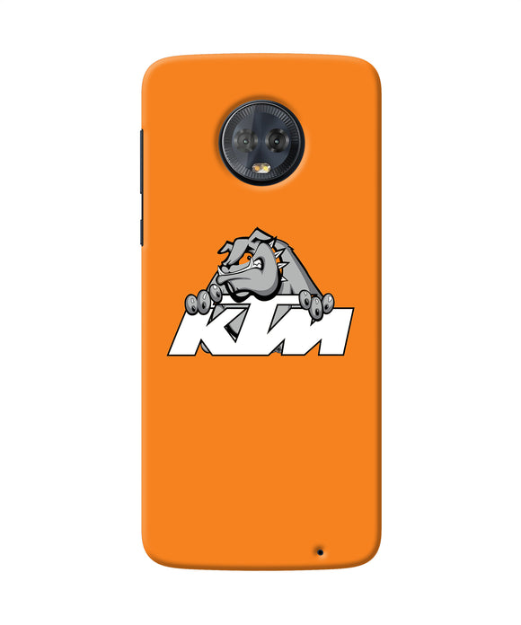Ktm Dog Logo Moto G6 Back Cover