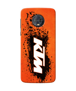 Ktm Black Spray Moto G6 Back Cover