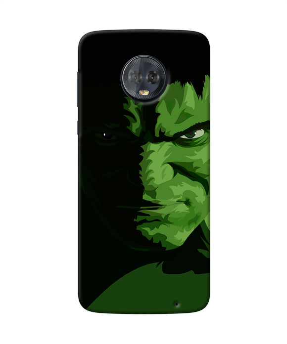 Hulk Green Painting Moto G6 Back Cover