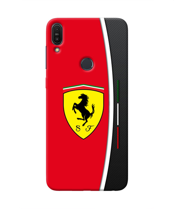 Ferrari Abstract Maroon Asus Zenfone Max Pro M1 Real 4D Back Cover