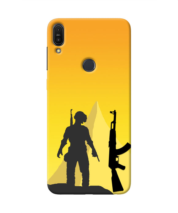 PUBG Silhouette Asus Zenfone Max Pro M1 Real 4D Back Cover