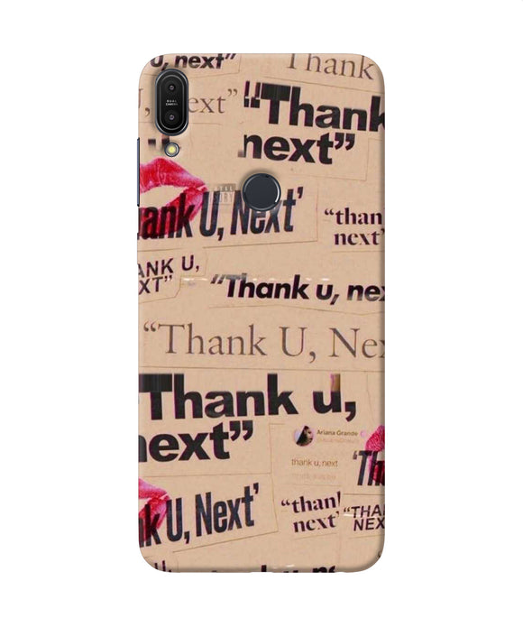 Thank You Next Asus Zenfone Max Pro M1 Back Cover
